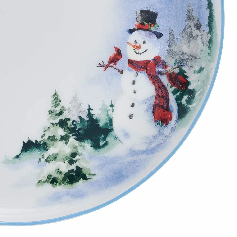Outlet 🛒 Mikasa® Snowman Forest 12 Piece Dinnerware Set, Service For 4 🔔 - Image 4