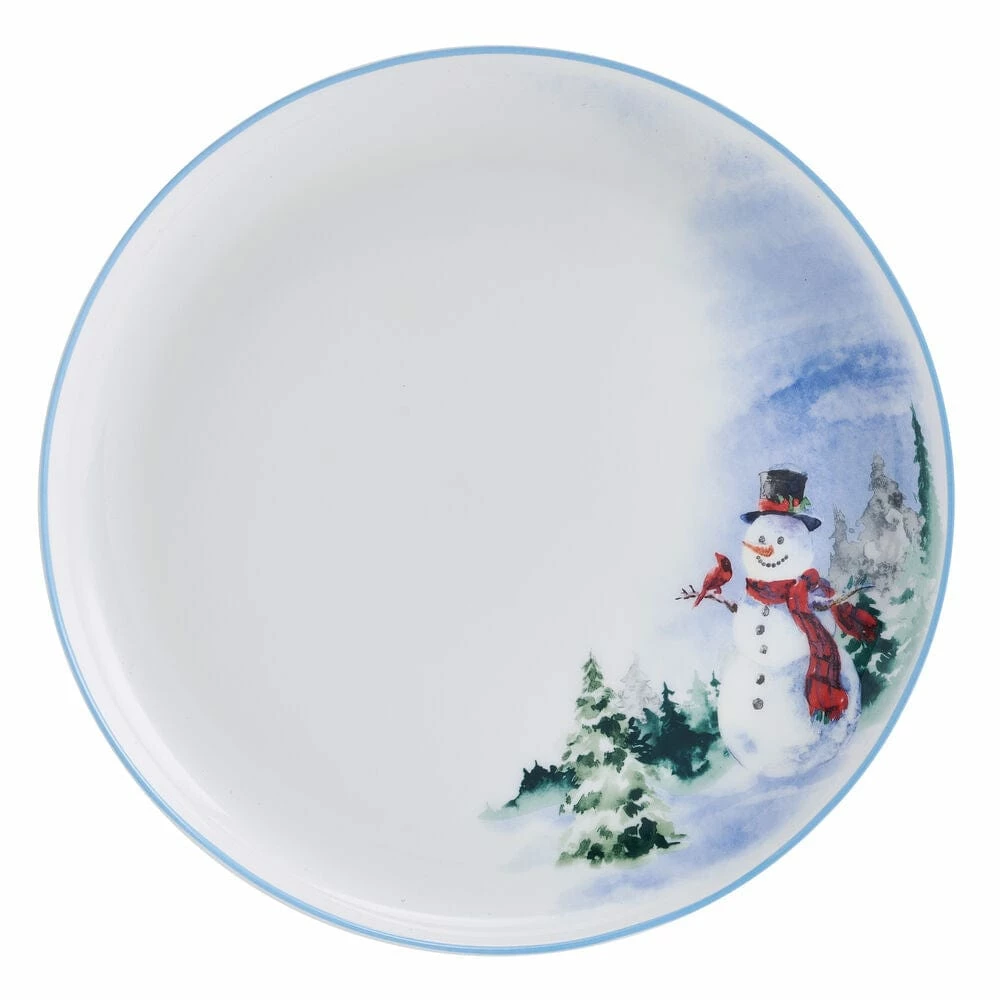 Outlet 🛒 Mikasa® Snowman Forest 12 Piece Dinnerware Set, Service For 4 🔔 - Image 5