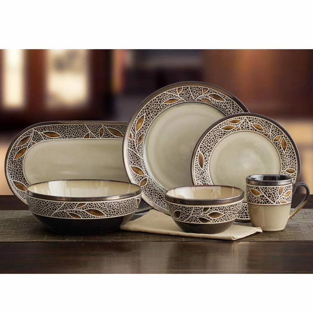 Discount ❤️ Gourmet Basics® Alexandria Service for 8 with Serveware ⭐ - Image 3