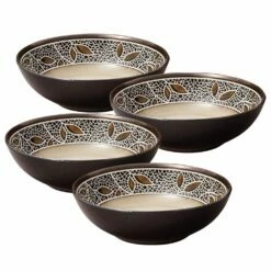 Deals 🥰 Gourmet Basics® Alexandria Set of 4 Individual Pasta Bowls 🌟