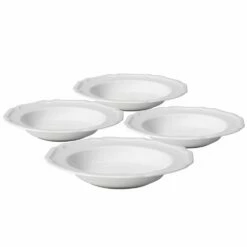 Deals 🤩 Mikasa® Antique White Set of 4 Rim Soup Bowls 👍