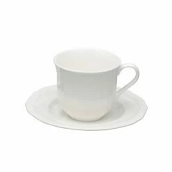 Budget ⭐ Mikasa® Antique White Tea Cup and Saucer Set 😍