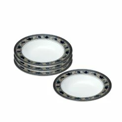 Promo 👏 Mikasa® Arabella® Rim Soup Bowls, Set of 4 😀