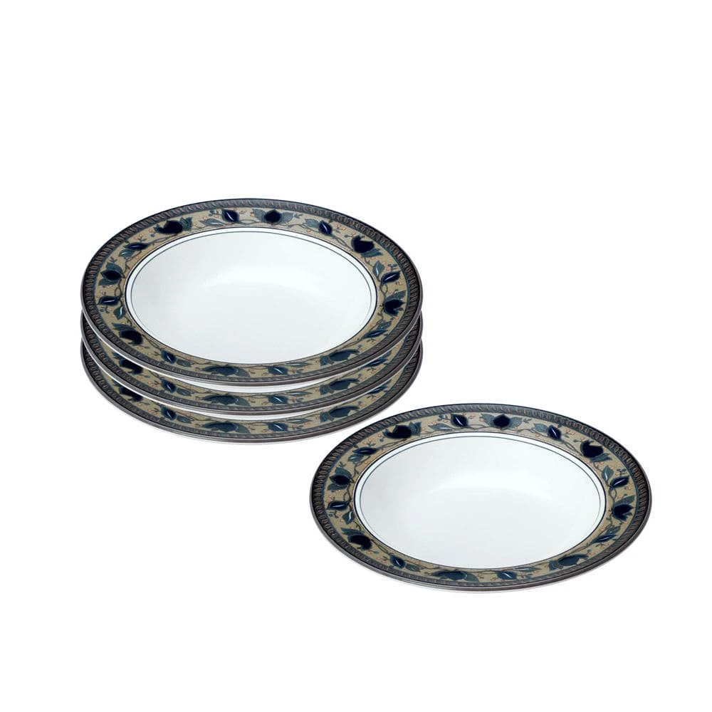 Promo 👏 Mikasa® Arabella® Rim Soup Bowls, Set of 4 😀