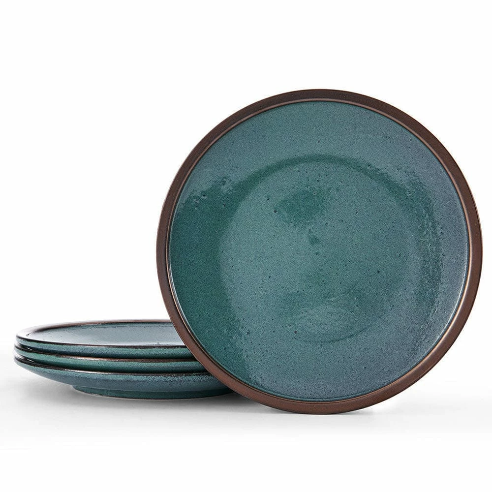 Coupon 🤩 Mikasa® Barrett Green Set of 4 Dinner Plates 👍