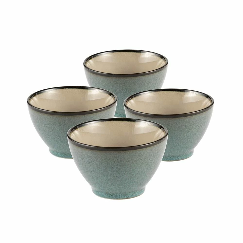 Outlet 😍 Gourmet Basics® Belmont Blue Fruit Bowls, Set of 4 👏