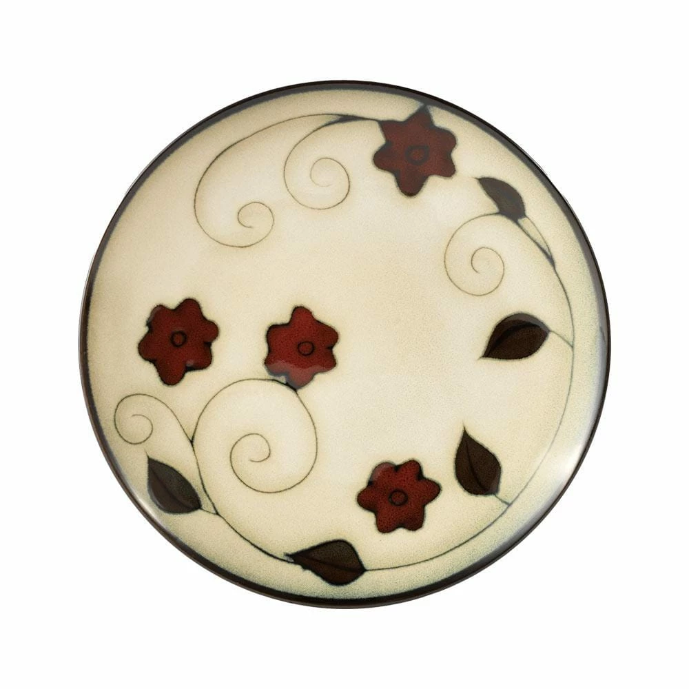 Best Sale 😉 Gourmet Basics® Belmont Round Red Leaves Dinnerware Set 🎉 - Image 5