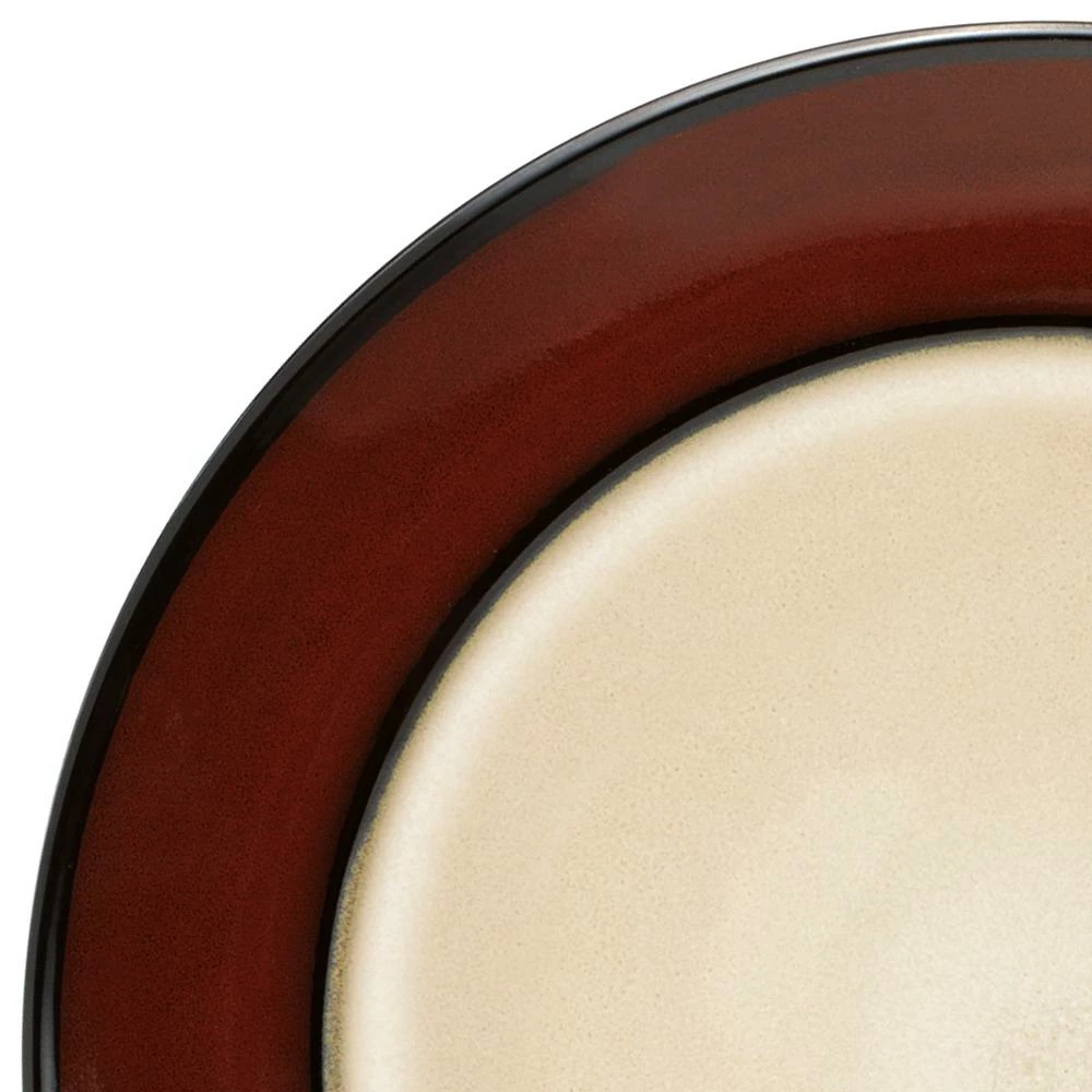 Best Pirce 👍 Gourmet Basics® Belmont Set of 4 Red Round Dinner Plates 🌟 - Image 2