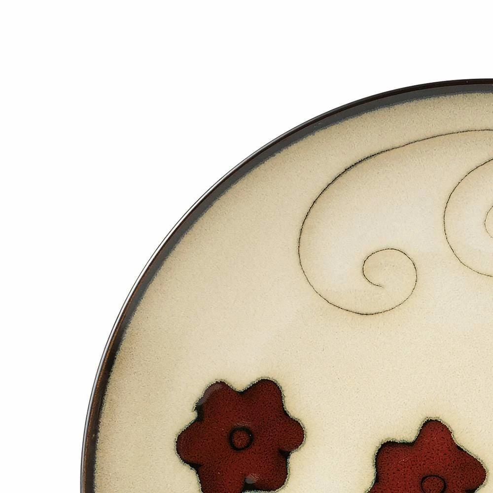 Wholesale 🎁 Gourmet Basics® Belmont Set of 4 Round Leaves Salad Plates ⭐ - Image 2