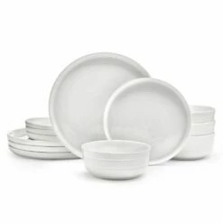 Coupon ⭐ Mikasa® Callie 12 Piece Dinnerware Set, Service for 4 😀