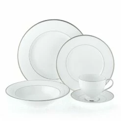 Best Pirce ❤️ Mikasa® Cameo Platinum 5 Piece Place Setting 🔔
