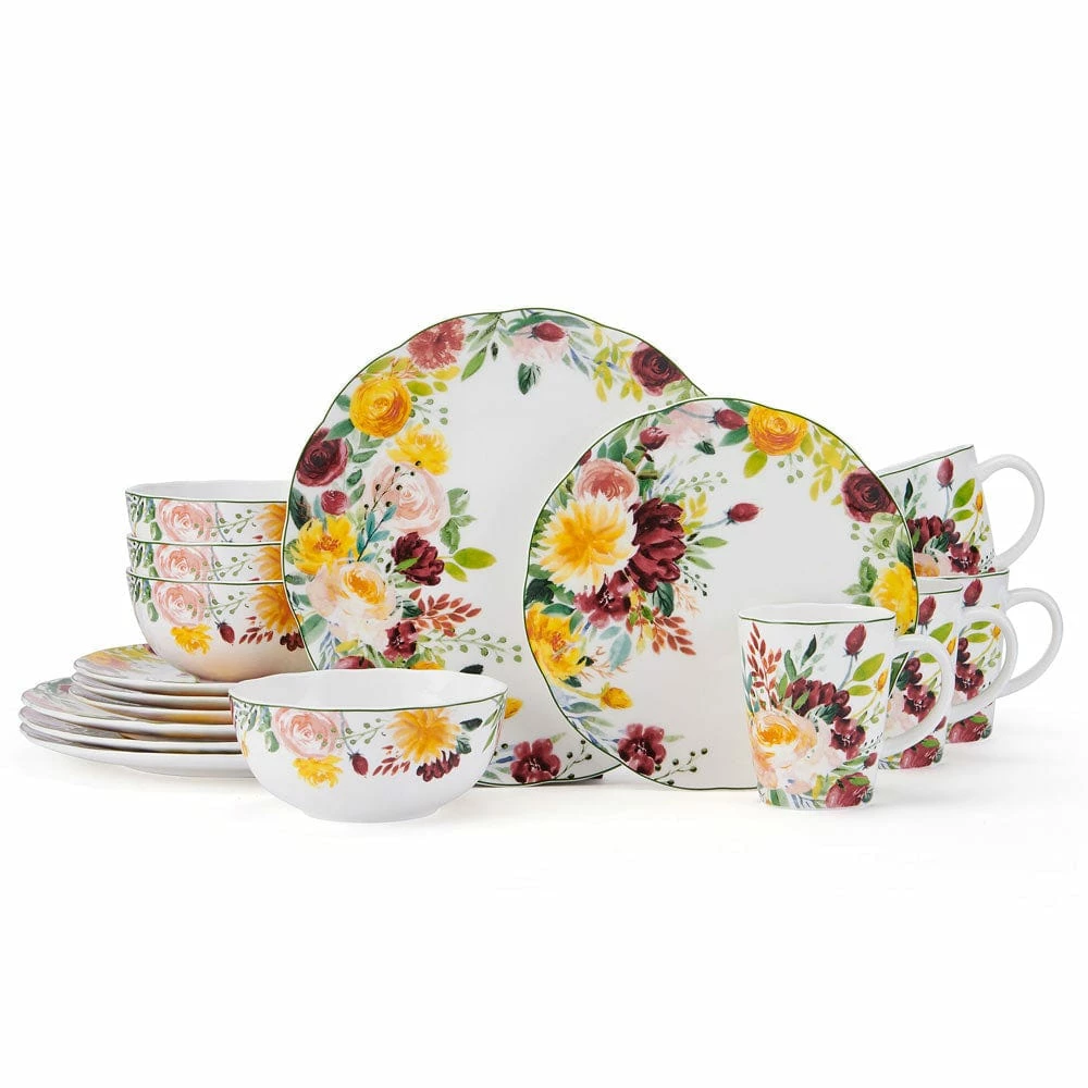 Budget 🥰 Mikasa® Clara 16 Piece Dinnerware Set, Service for 4 🧨