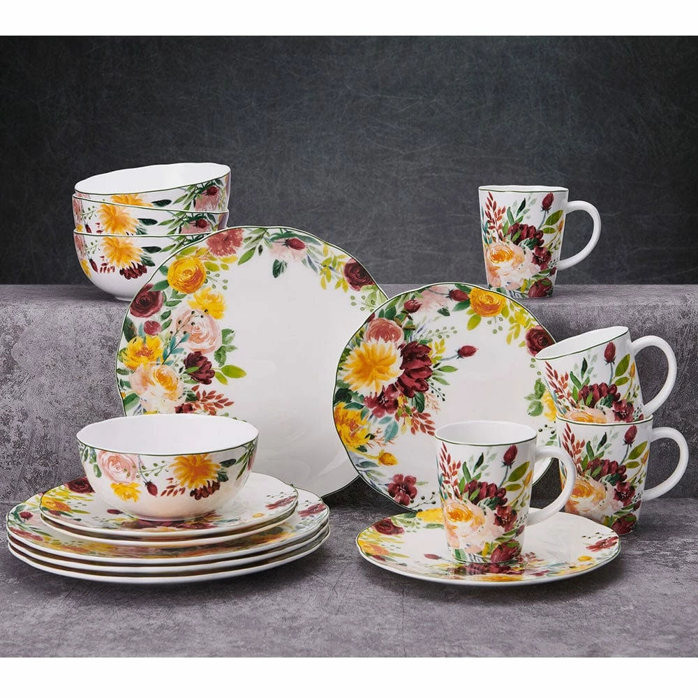 Budget 🥰 Mikasa® Clara 16 Piece Dinnerware Set, Service for 4 🧨 - Image 3