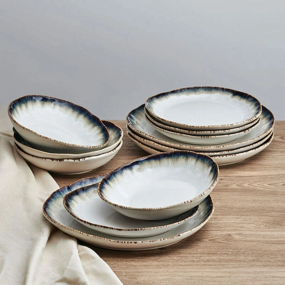 Top 10 💯 Mikasa® Cole 12 Piece Dinnerware Set, Service for 4 ✨ - Image 2