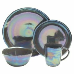 Hot Sale 🛒 Mikasa® Coronado Graphite 4 Piece Place Setting 🥰