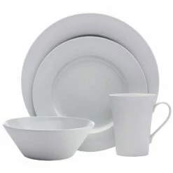Deals ❤️ Mikasa® Delray Grey 4 Piece Place Setting 🎉