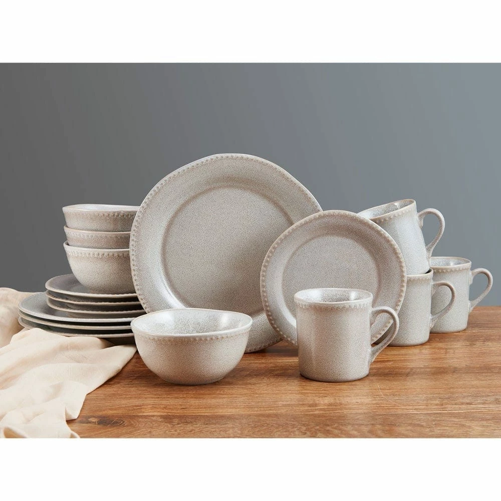 Brand new 👍 Mikasa® Ellie Grey 16 Piece Dinnerware Set, Service for 4 💯 - Image 3