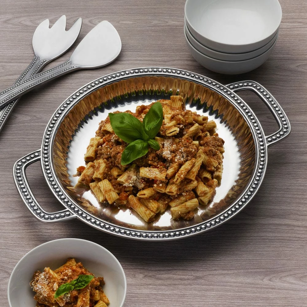 Budget 👍 Wilton Armetale® Flutes & Pearls Low Handled Bowl ❤️ - Image 3