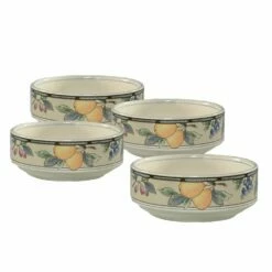 Discount 😉 Mikasa® Garden Harvest® Fruit Bowls, Set of 4 🔥