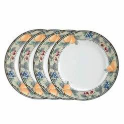 Best Sale ⭐ Mikasa® Garden Harvest® Set of 4 Dinner Plates 👏