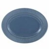 Wholesale ✔️ Mikasa® Italian Countryside Accents Fluted Blue Oval Platter 🔔