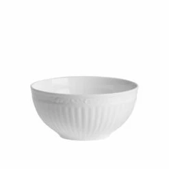 Outlet 🧨 Mikasa® Italian Countryside White Bone China Fruit Bowl ❤️