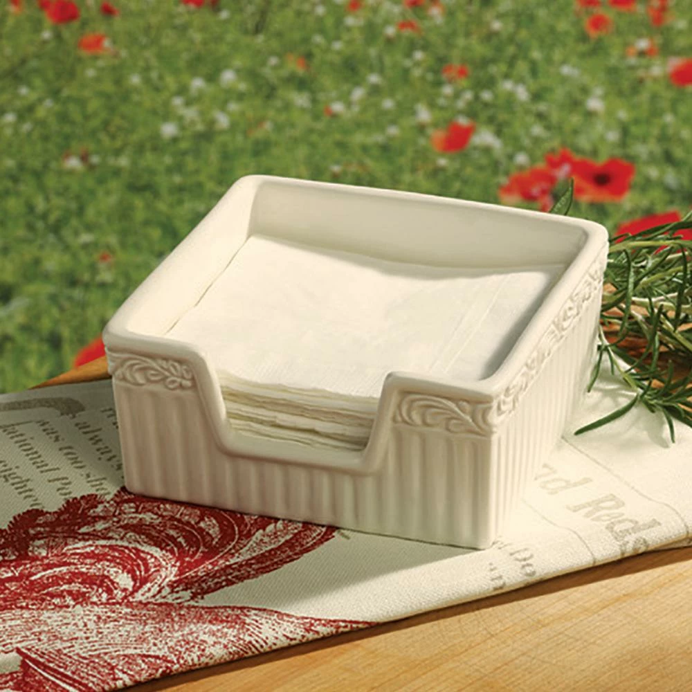 Discount ✔️ Mikasa® Italian Countryside® Cocktail Napkin Holder ⭐ - Image 2
