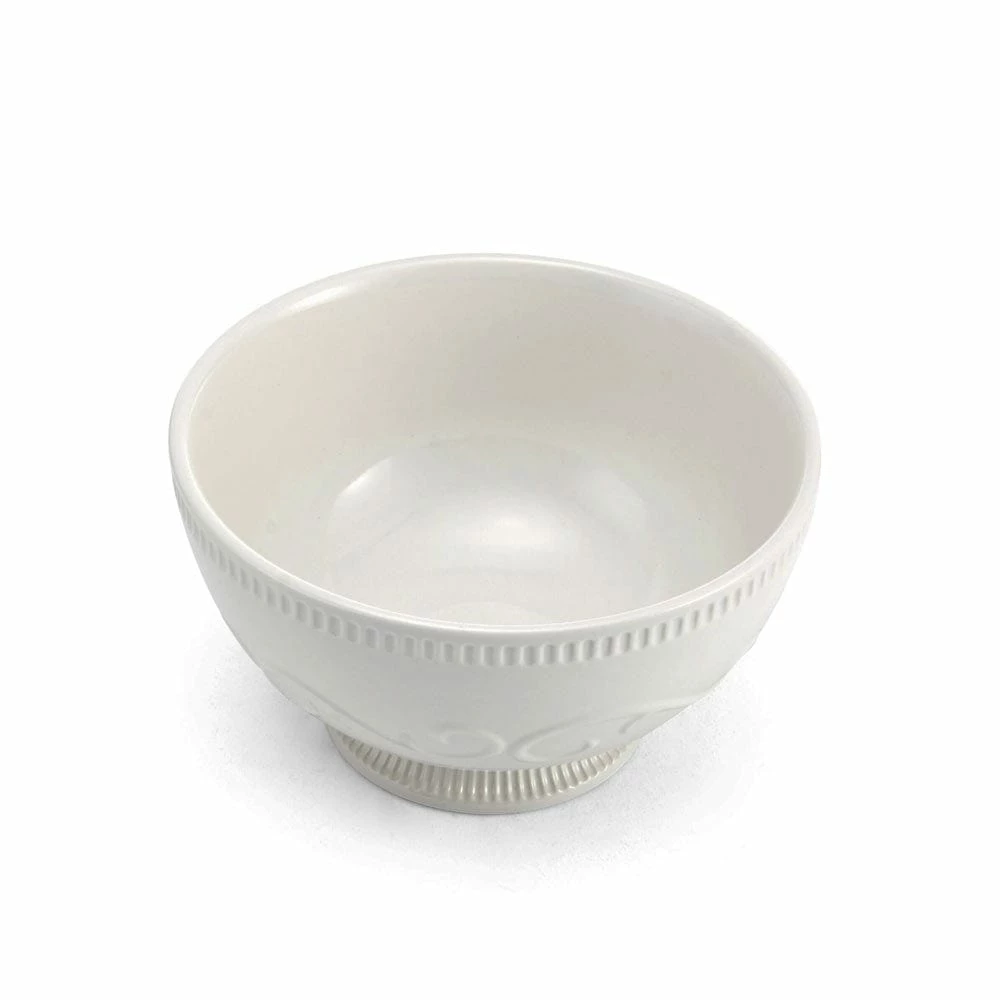Promo ⌛ Mikasa® Italian Countryside® Set of 4 Footed Fluted Soup Cereal Bowls 👏 - Image 2
