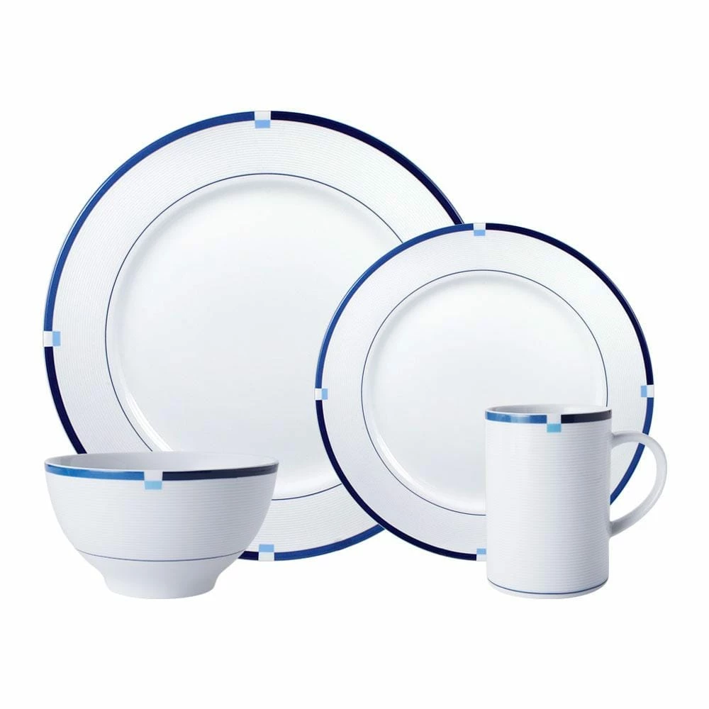 Wholesale 🎉 Mikasa® Jet Set Blue Dinnerware Set ⭐