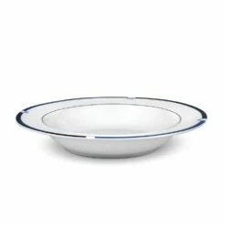 Best Sale ❤️ Mikasa® Jet Set Blue Rim Soup Bowl 🥰