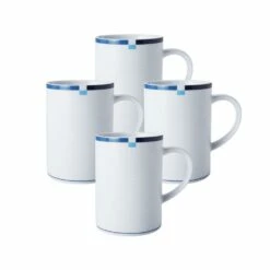 Top 10 👍 Mikasa® Jet Set Blue Set of 4 Mugs 🎁