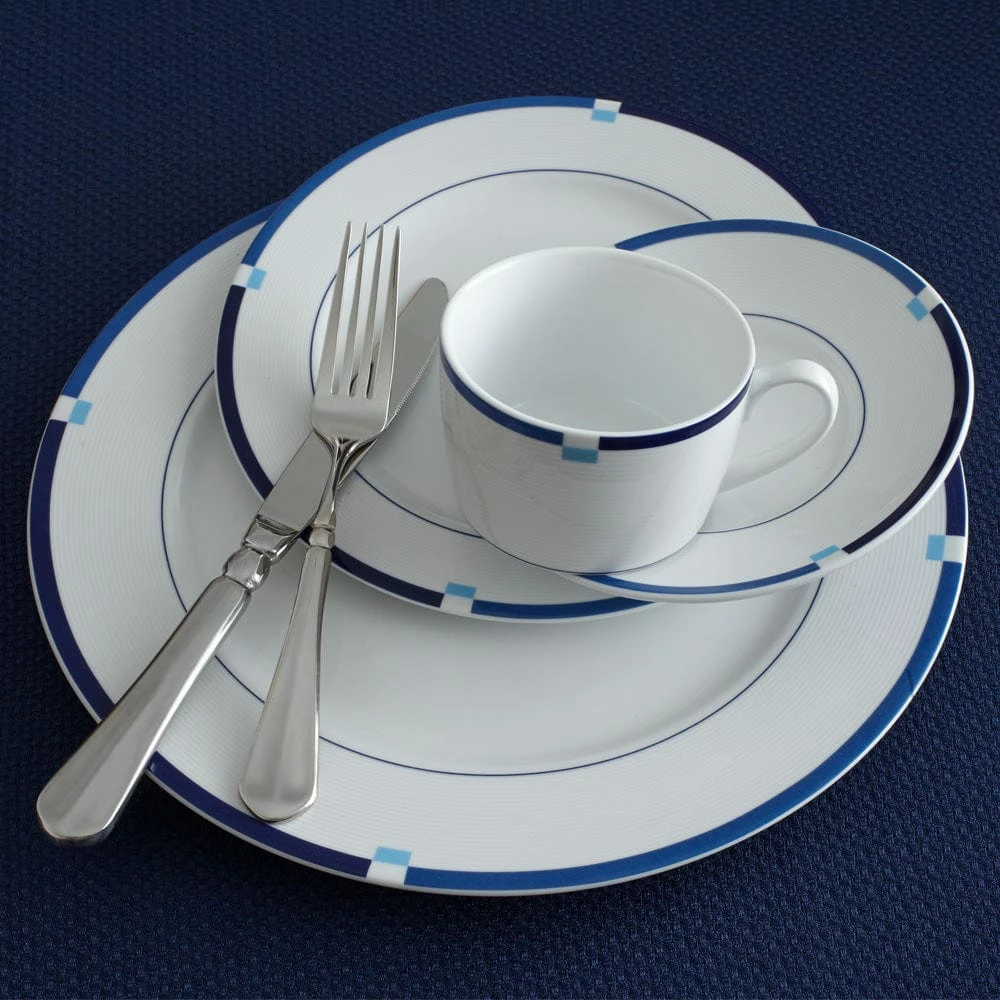 Best reviews of ✔️ Mikasa® Jet Set Blue Set of 4 Tea Cups and Saucers 🥰 - Image 2