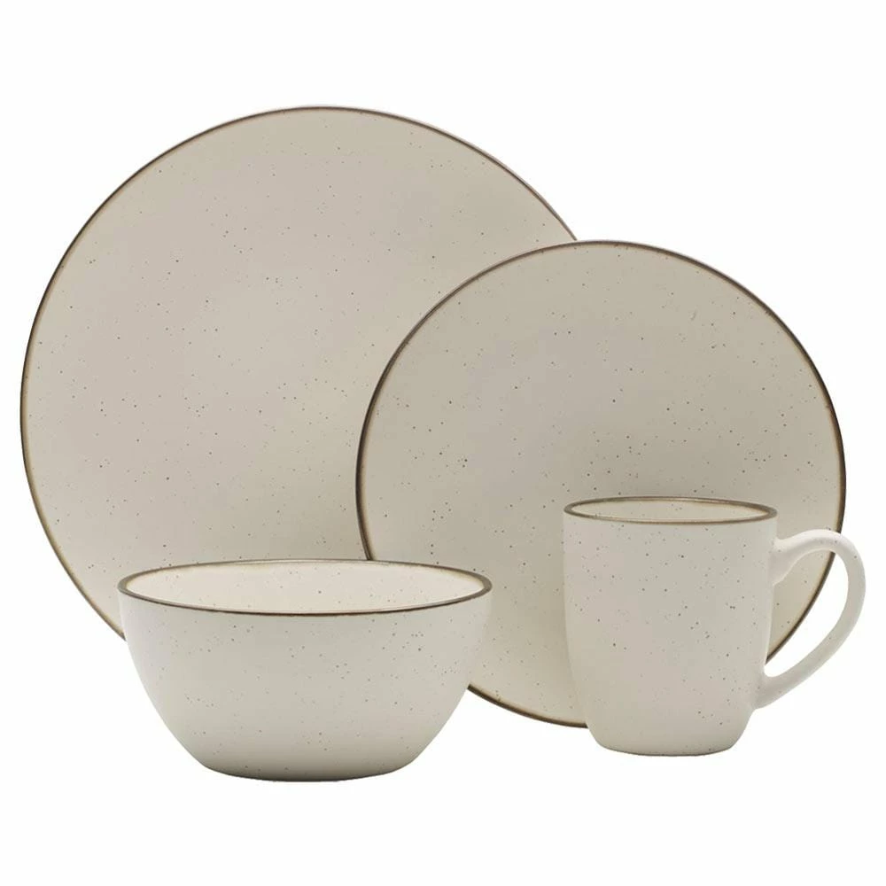 Coupon 🎉 Gourmet Basics® Juliana Cream 16 Piece Dinnerware Set, Service for 4 😉