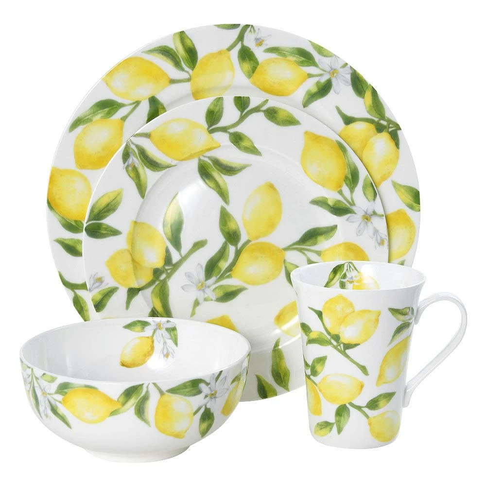 Cheap ✔️ Mikasa® Lemons 16 Piece Dinnerware Set, Service for 4 🔔 - Image 7