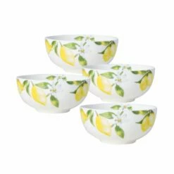 Best Pirce ⭐ Mikasa® Lemons Set of 4 Fruit Bowls 🌟