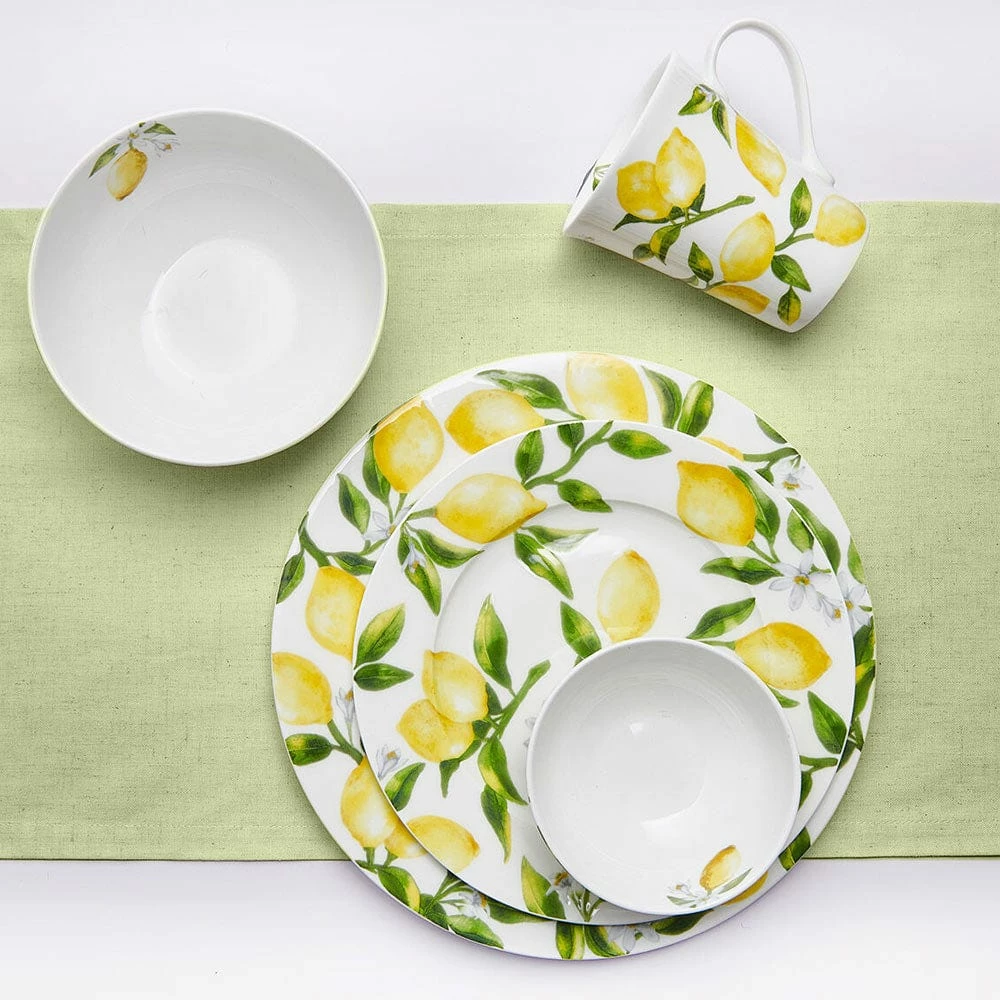 Best Pirce ⭐ Mikasa® Lemons Set of 4 Fruit Bowls 🌟 - Image 3