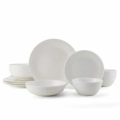 Budget 💯 Mikasa® Loria 16 Piece Dinnerware Set with Pasta Bowl, Service for 4 🌟