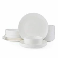 Deals 👍 Mikasa® Macie 12 Piece Dinnerware Set, Service for 4 🤩