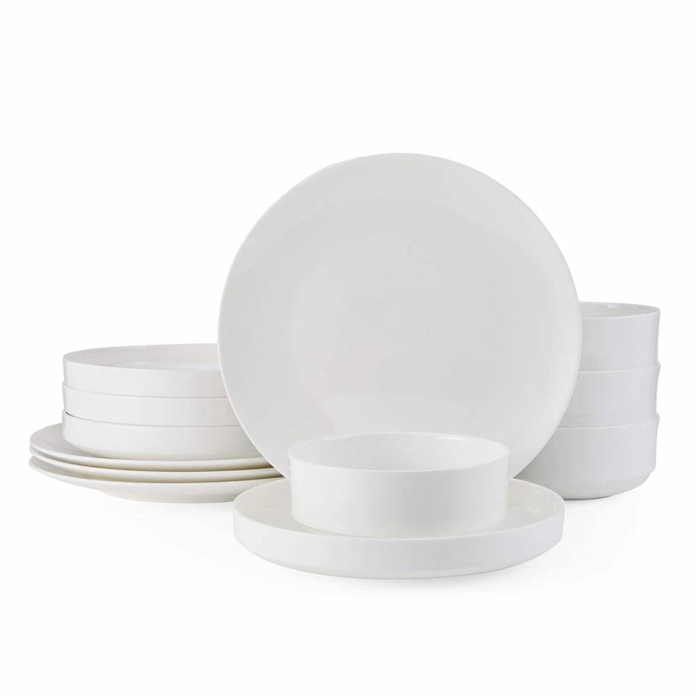 Deals 👍 Mikasa® Macie 12 Piece Dinnerware Set, Service for 4 🤩