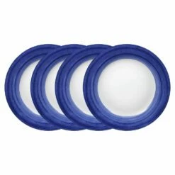 New 😀 Gourmet Basics® Madison Set of 4 Dinner Plates 👏