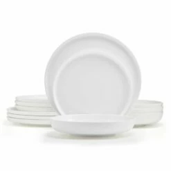 Best deal ❤️ Mikasa® Marion 12 Piece Dinnerware Set, Service for 4 🎁