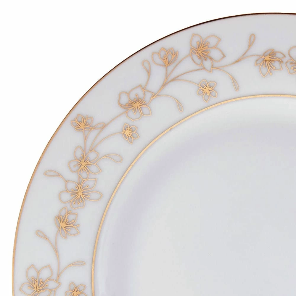 Best deal ⌛ Mikasa® Metallic Floral Gold 32 Piece Dinnerware Set, Service for 8 👏 - Image 4