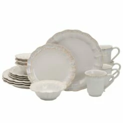 Best deal 🔥 Mikasa® Mila 16 Piece Dinnerware Set, Service for 4 🎉