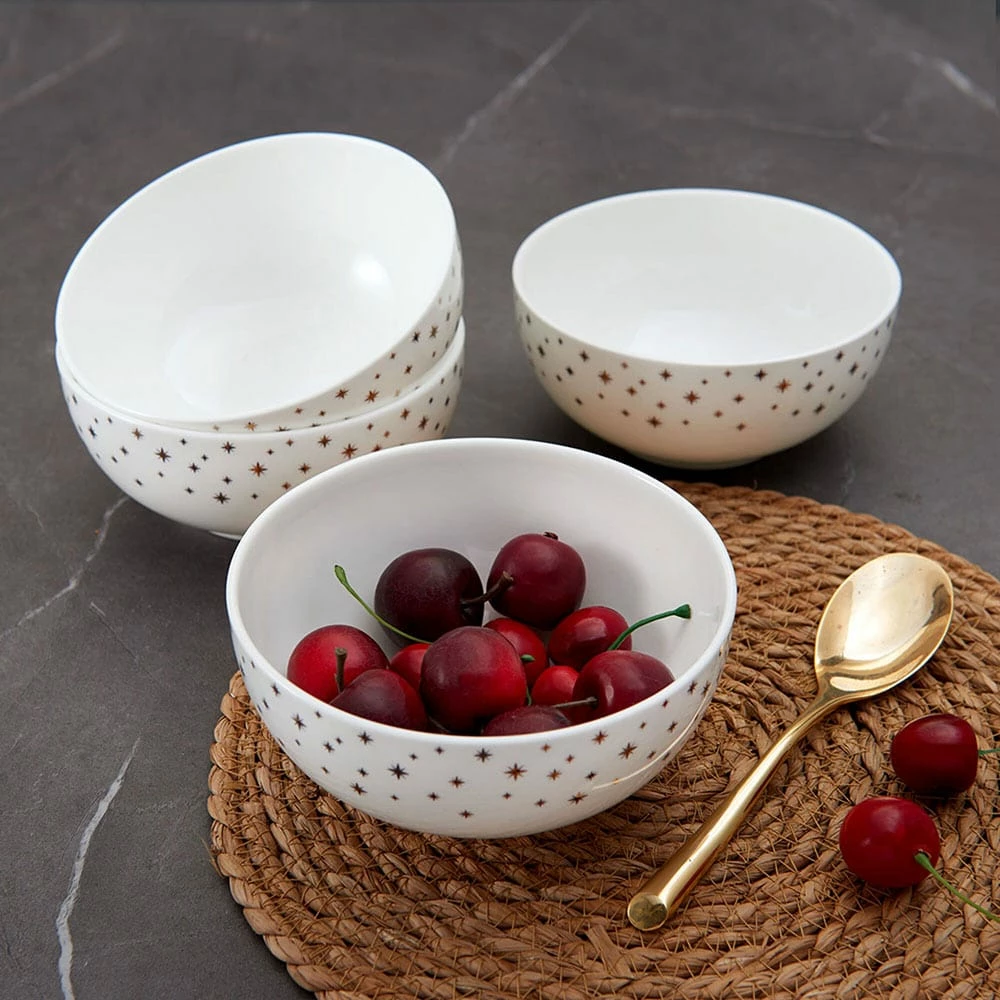 Deals 👏 Mikasa® Millie Gold Set of 4 All Purpose Bowls 🤩 - Image 2