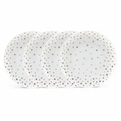 Best deal 🎁 Mikasa® Millie Gold Set of 4 Dinner Plates 🔥