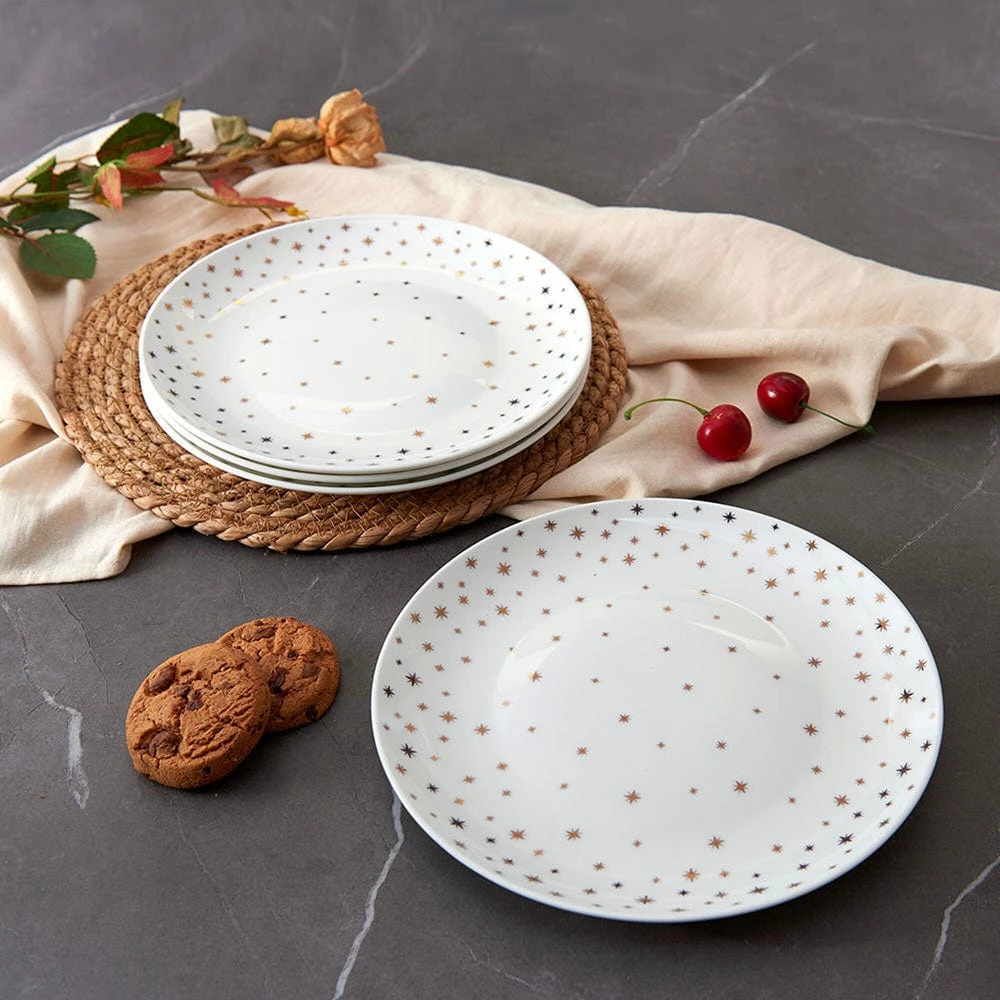 Best Sale 👏 Mikasa® Millie Gold Set of 4 Salad Plates 💯 - Image 2