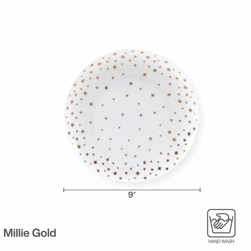 Best Sale 👏 Mikasa® Millie Gold Set of 4 Salad Plates 💯 - Image 4