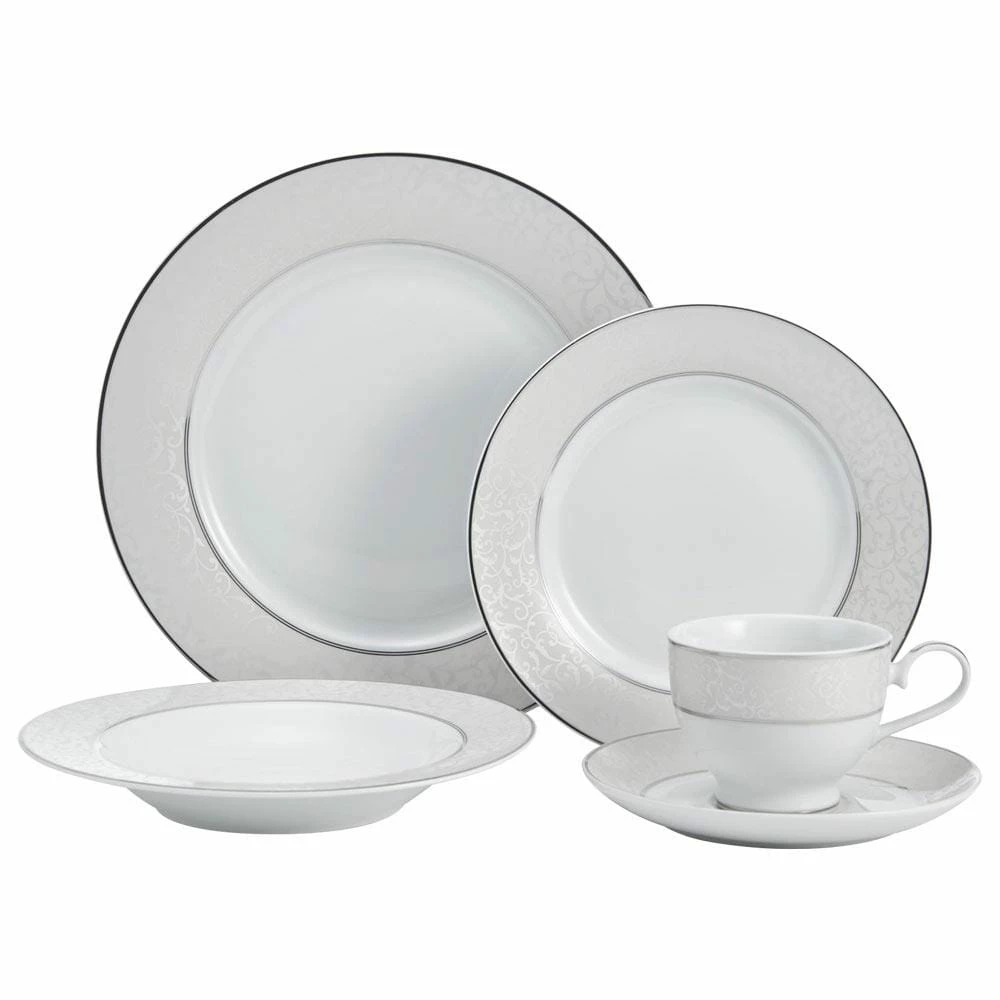 Hot Sale ❤️ Mikasa® Parchment 40 Piece Dinnerware Set, Service for 8 👏 - Image 6