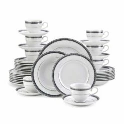 Best reviews of 👍 Mikasa® Platinum Crown Cobalt 40 Piece Dinnerware Set, Service for 8 🔔