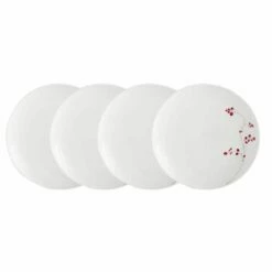 Brand new 👍 Gourmet Basics® Red Berries Set of 4 Salad Plates 🛒